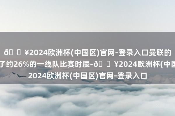 🔥2024欧洲杯(中国区)官网-登录入口曼联的原土青训球员孝顺了约26%的一线队比赛时辰-🔥2024欧洲杯(中国区)官网-登录入口