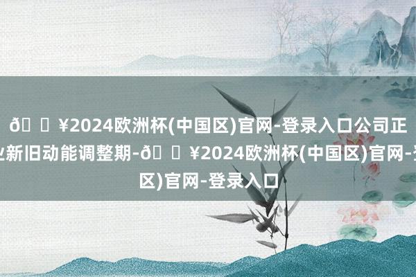 🔥2024欧洲杯(中国区)官网-登录入口公司正处于产业新旧动能调整期-🔥2024欧洲杯(中国区)官网-登录入口