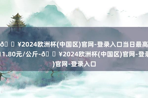 🔥2024欧洲杯(中国区)官网-登录入口当日最高报价11.80元/公斤-🔥2024欧洲杯(中国区)官网-登录入口