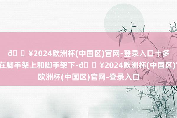 🔥2024欧洲杯(中国区)官网-登录入口十多名工东谈主正在脚手架上和脚手架下-🔥2024欧洲杯(中国区)官网-登录入口