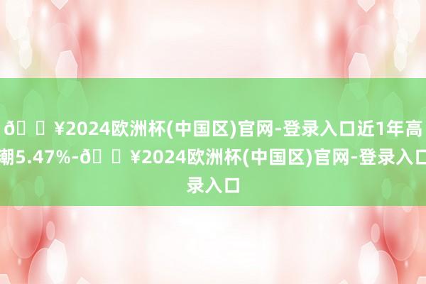 🔥2024欧洲杯(中国区)官网-登录入口近1年高潮5.47%-🔥2024欧洲杯(中国区)官网-登录入口