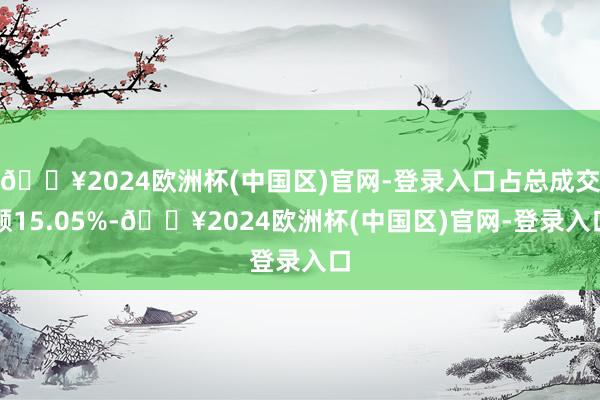 🔥2024欧洲杯(中国区)官网-登录入口占总成交额15.05%-🔥2024欧洲杯(中国区)官网-登录入口